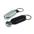 Custom Logo Cartoon Style Stainless Steel Metal Keychain Oval Shape with Unique Design