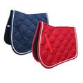 Custom Logo Breathable Eco-friendly Horse Riding Equestrian Saddle Pads Polycotton Lining Cotton Outshell Polyester Filling
