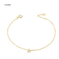 FUAMAY Fashion S925 Sterling Silver Anise Star Diamond-studded Bracelets Jewellery Woman