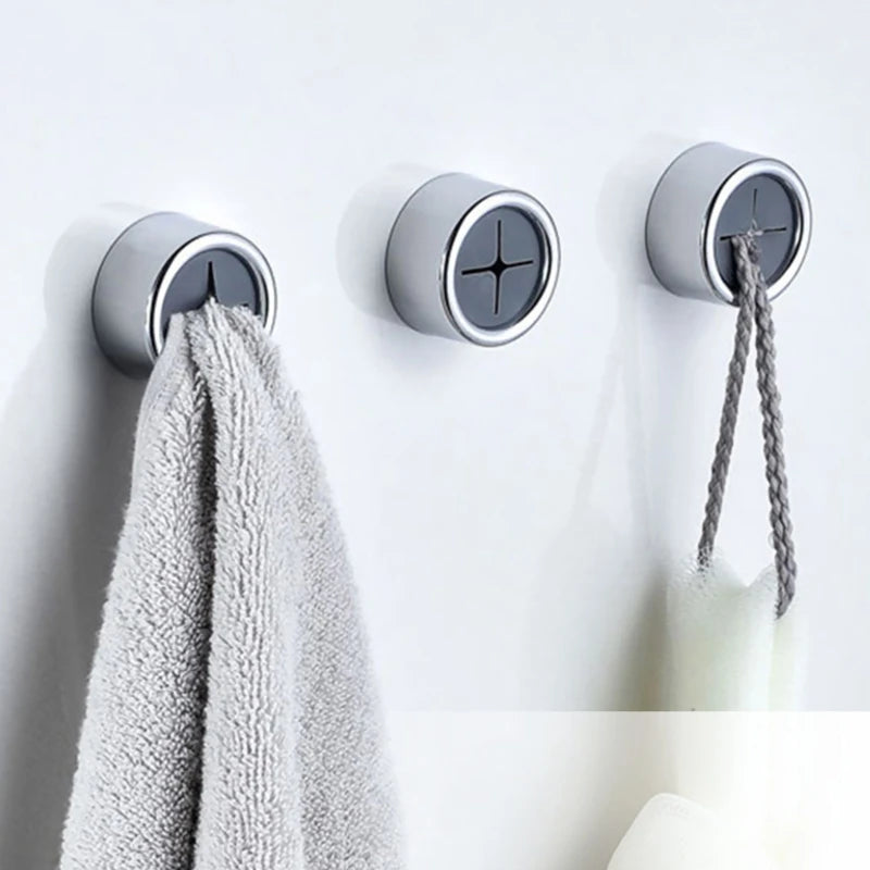 Prodigy Hook Supplier Wall Mount Bathroom Towel Clip Hooks Chrome Kitchen Towel Hook Adhesive