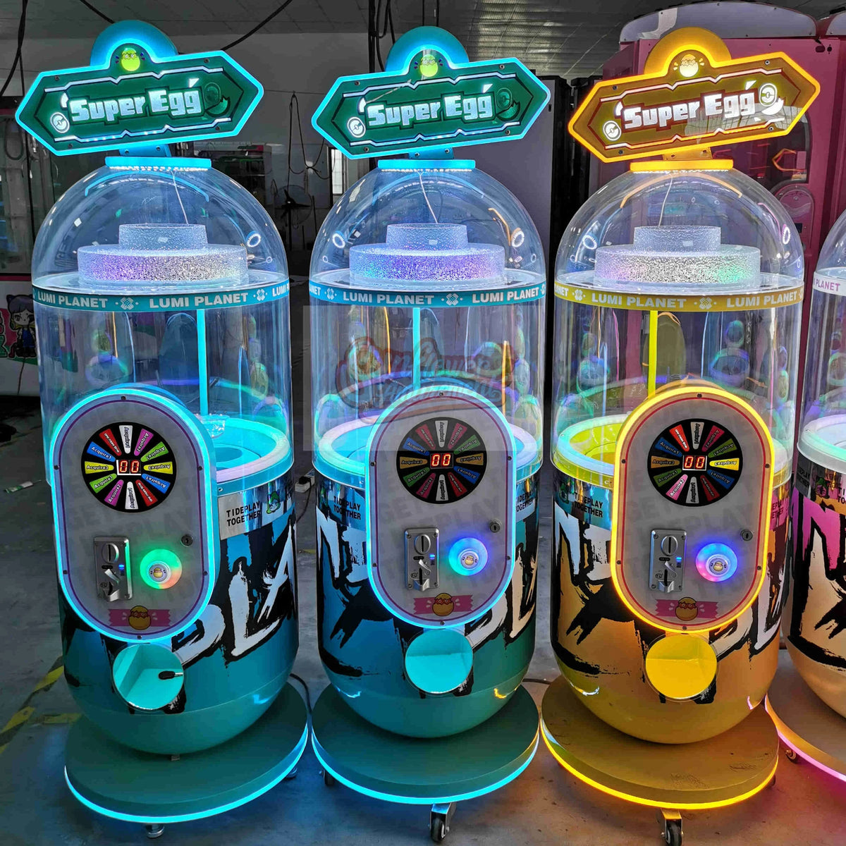 Fec Supermarkets Prize Sale Amusement Game New Model Coin Operated Games Capsule Toys Vending Machine MegaBDM