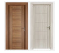 2024 Soundproof Solid Wood Interior Door with Side Opening and Smart Lock for Home