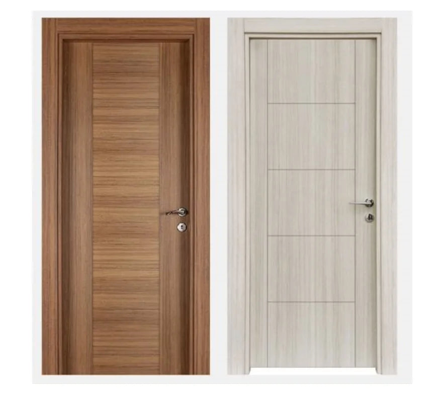 2024 Soundproof Solid Wood Interior Door with Side Opening and Smart Lock for Home