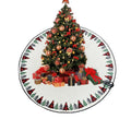 Qualisub New Design Linen Christmas Tree Skirt Sublimation Christmas Tree Skirts Blanks for Heat Press DIY Printing