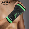 JINGBA Sports Wrist Support in Nylon Knitted Elastic and Breathable Thumb Brace for Gym Exercise Training OEM/ODM