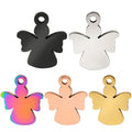 Custom Accessories Stainless Steel Jewelry Women Ladies Blank Angel Charm Pendant for Necklace Bracelet Jewelry Making
