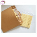 (50pk) Disposable Bamboo Handle Micro Swabs Wood Brush Wand Micro  Applicator for Eyelash Extension Salon Professional