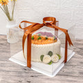 OEM ODM Transparent Plastic Three Layers Square Cake Mousse Birthday Gift Box