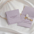 PandaSew Luxurious Soft Microfiber Jewelry Pouch Bag with Band for Women Earrings Jewelry Packing