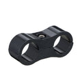 HaoFa Hose Clamp Auto Parts Fuel Hose Separator Two Hole Clamp AN4 AN6 AN8 AN10 AN12 Fitting Bracket Aluminum Oil Pipe Clamp MegaBDM