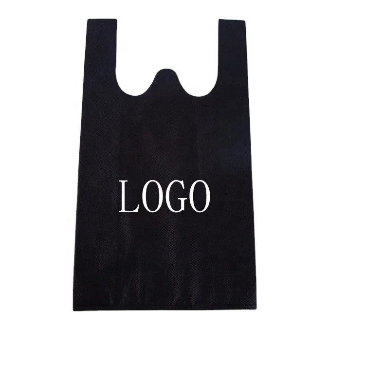 Wholesale Factory Price Non Woven Bags 35 X 17 X 35 Non Woven T Shirt Shopping Bag Promotional Non-Woven Fashion Shopping Bags