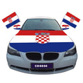 Promotional Car Hood Mirror Cover Flags Pennant Style Digital America France Germany Brazil Uruguay Croatia-Hood Flag Covers