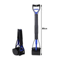 Foldable Plastic Dog Poop Scooper with 80cm Long Handle Portable Pet Waste Picker for Dog Poop & Mess Cleaning MegaBDM