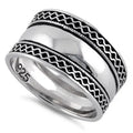 Jewelry Manufacturer Stylish Antique Bali Style Sterling Silver Ring for Men Birthday Gift