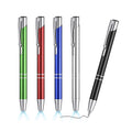 Wholesale Promotion Custom Logo LED Light Ball Pen Sports Type Metal Lighted Tip Environment-protective Ink Silk Screen Printing