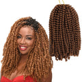 12inch Spring Twist Hair Crochet Braids Ombre Passion Twist Synthetic Pre-Twist Crochet Hair Extensions Braiding
