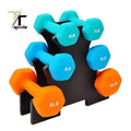 TTSPORTS Gym Non-slip Hexagon Shape Neoprene Dumbbell Pairs for Strength Building
