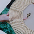Wholesale Women Jewelry Making 3-3.5mm Natural White Color Freshwater Flat Loose Pearl Beads Strand