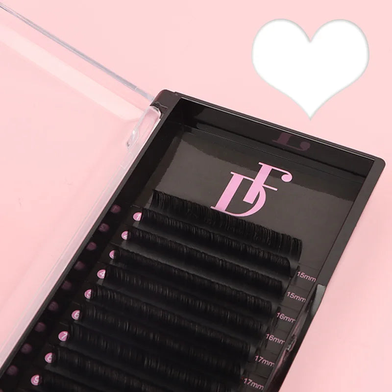 Volume Lashes 5-30mm  0.03mm Soft Black  Natural Eyelash Extensions and Private Label Supplier of Lashes Extensions