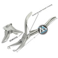 Premium Black Stainless Steel Microlink Bead Removal Tool Effortless Hair Extension Beads Remover Pliers