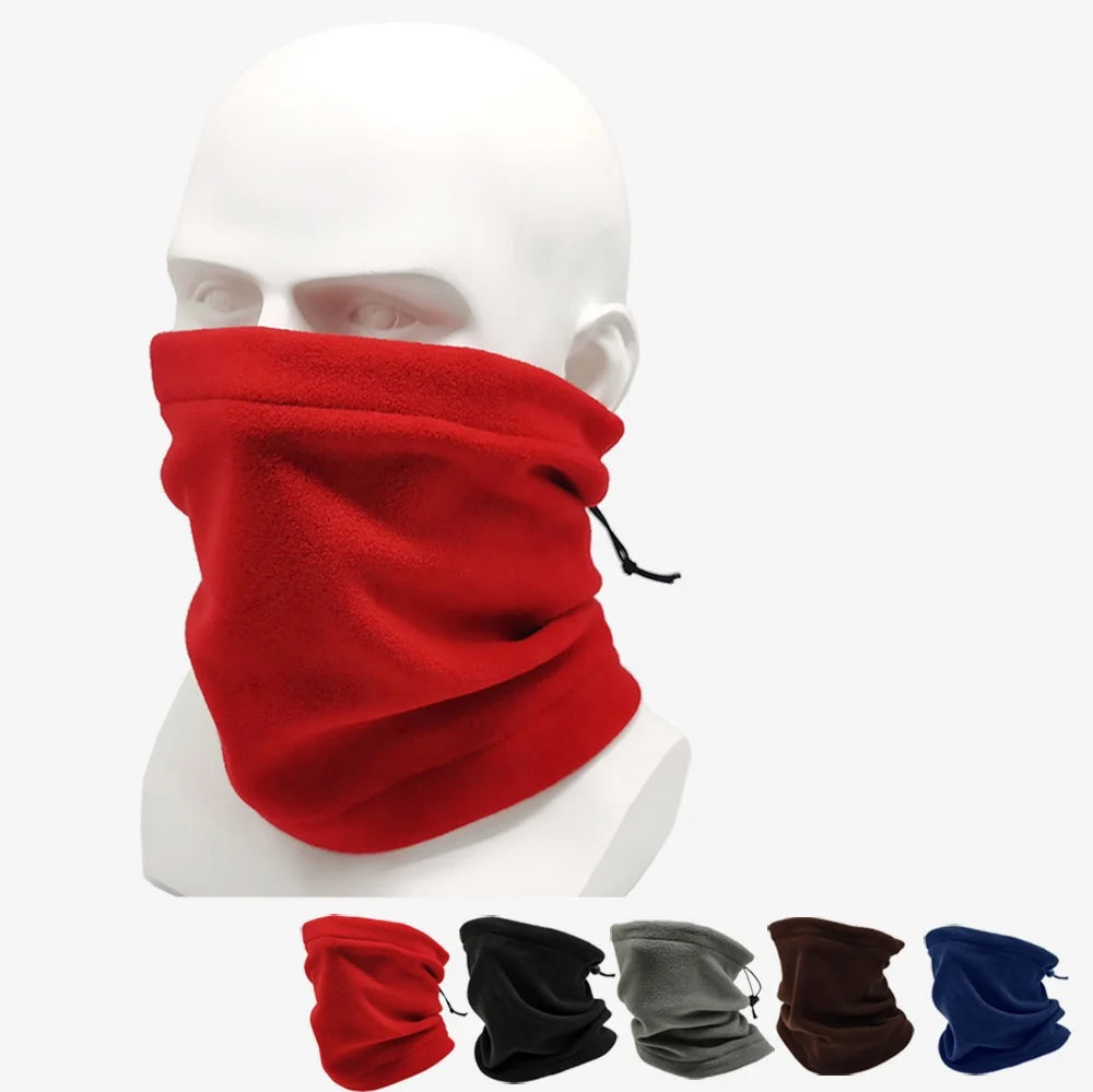 Wholesale Cheap Classic Winter Warm Custom Logo Face Cover Polar Fleece Neck Warmer Scarf Gaiter Skiing Hiking Cycling Travel
