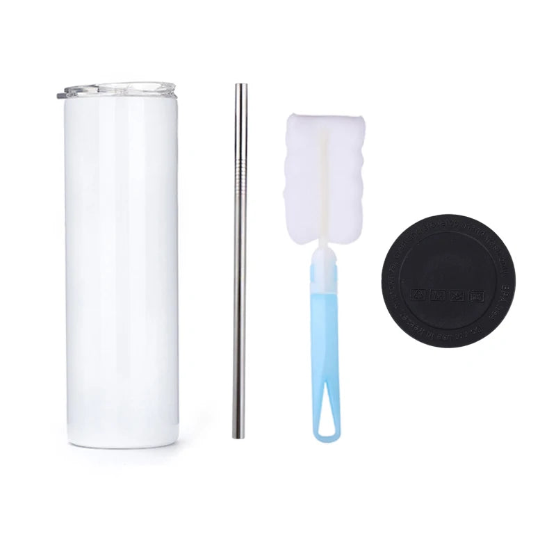 Wholesale Double Wall Stainless Steel Slim Tumbler 20oz Sublimation Blanks