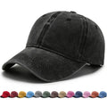 100% Cotton Washed Blank Sports Baseball Cap Unisex Adjustable Casual Dad Hat Male