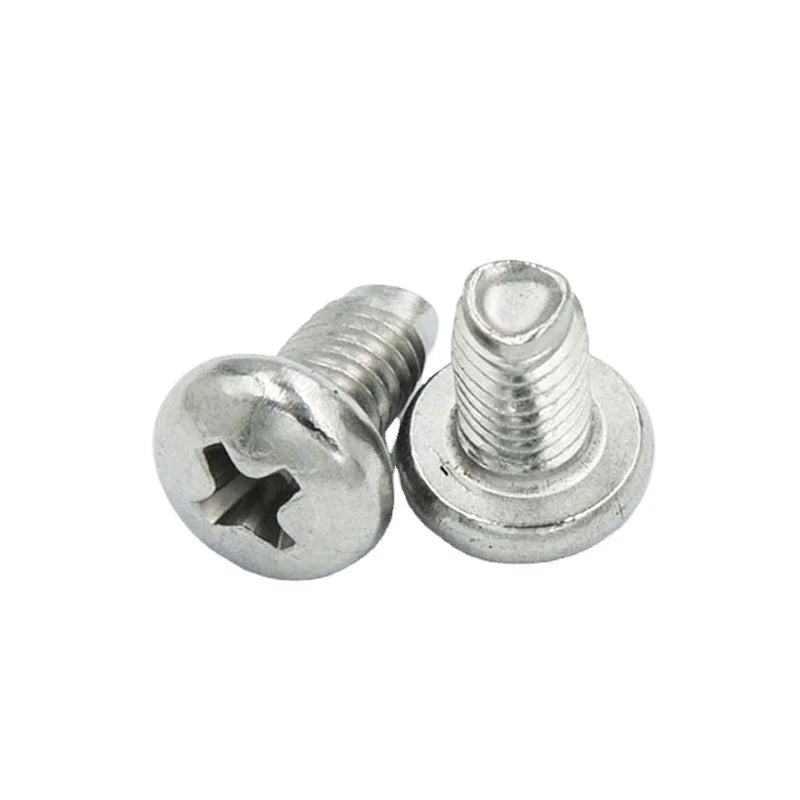 Blue White Zinc Plated Stainless Steel Cross Recessed Pan Head Triangle Teeth Self Tapping Screws Metric
