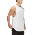 Custom Logo Mesh Gym Clothing Summer Bodybuilding Singlets Open Side Sleeveless Shirt Fitness Tank Tops Men's Stringer Vest