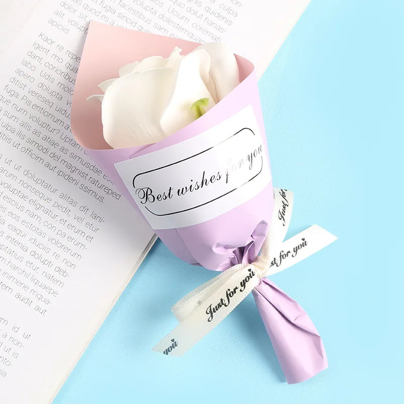 SZ04175 Festival Gift Dried Baby Breath Flower Bouquet Small Flower Bouquet Boho Preserved Flower Bouquet for Sale