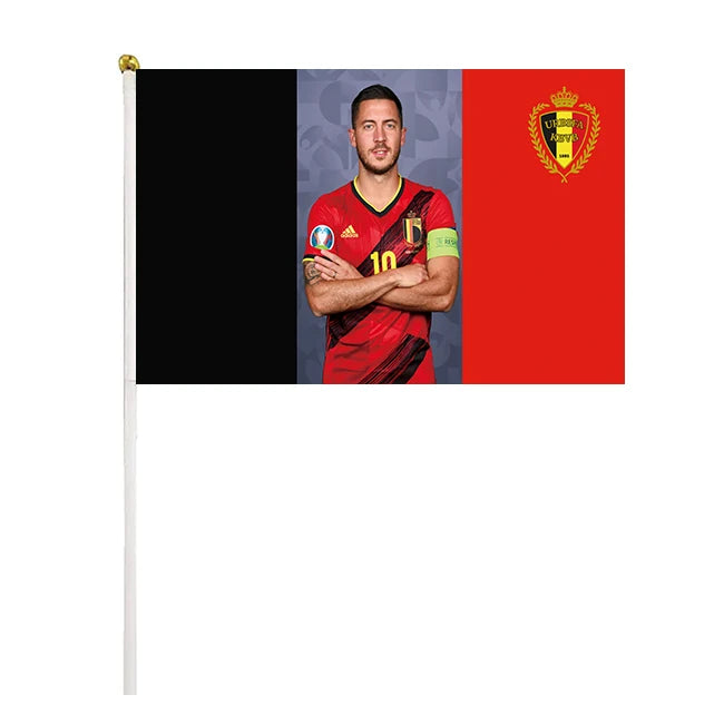 Flag of Belgian Football Players  Top 32 Country Flags String Croatian Welsh Belgian Ghanaian Football Team Mini  Flag