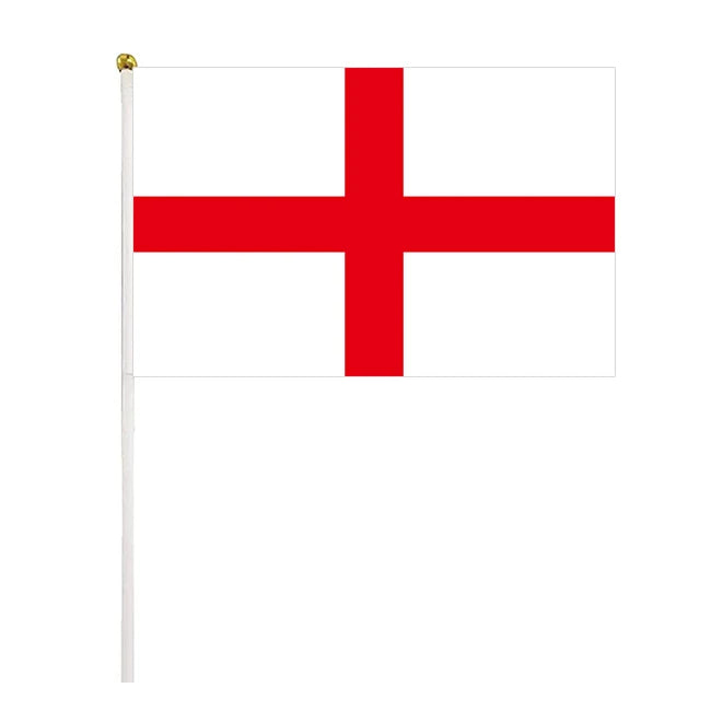 High Quality Sports Team Advertising  America Hand Flag England Hand Flag logo Custom Mini logo Hand Flag