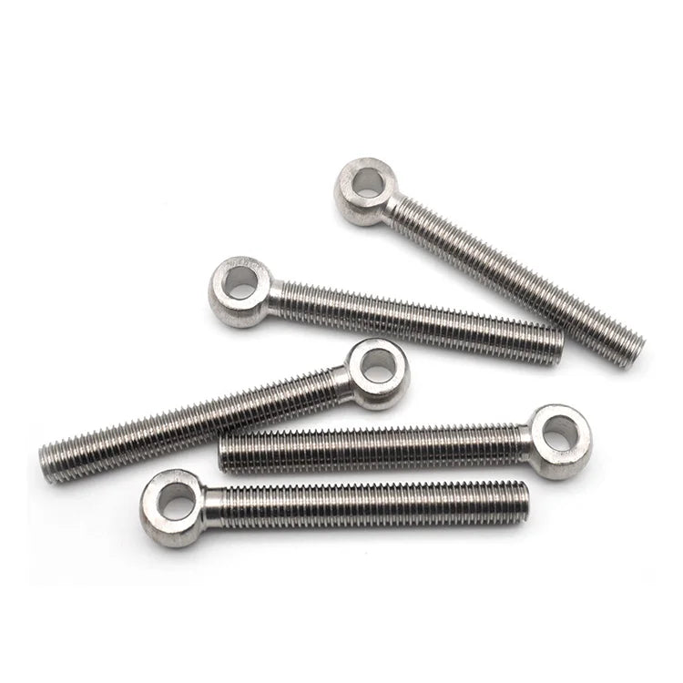 Automotive Titanium Alloy Eye Bolts-Plain Finish Forged High Strength Lightweight for Car Repair & Modification