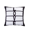 Sublimation Blanks Love Shaped Polyester Panel Pillow Case Covers Cartoon Panel Fabric 8 Panel Throw Pillow Cover