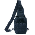LUPU Outdoor Sports Shoulder Crossbody Bag for Men Durable Tactical Front Chest Bag with Zipper Closure OEM Friendly