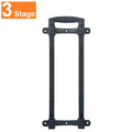 Hot Sale Fashion Design Durable Plastic Aluminum Trolley Luggage 3 Section Telescopic Handle Strong Classic Vintage Professional