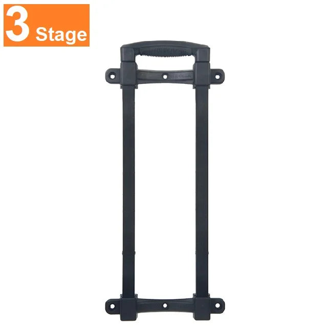 Hot Sale Fashion Design Durable Plastic Aluminum Trolley Luggage 3 Section Telescopic Handle Strong Classic Vintage Professional