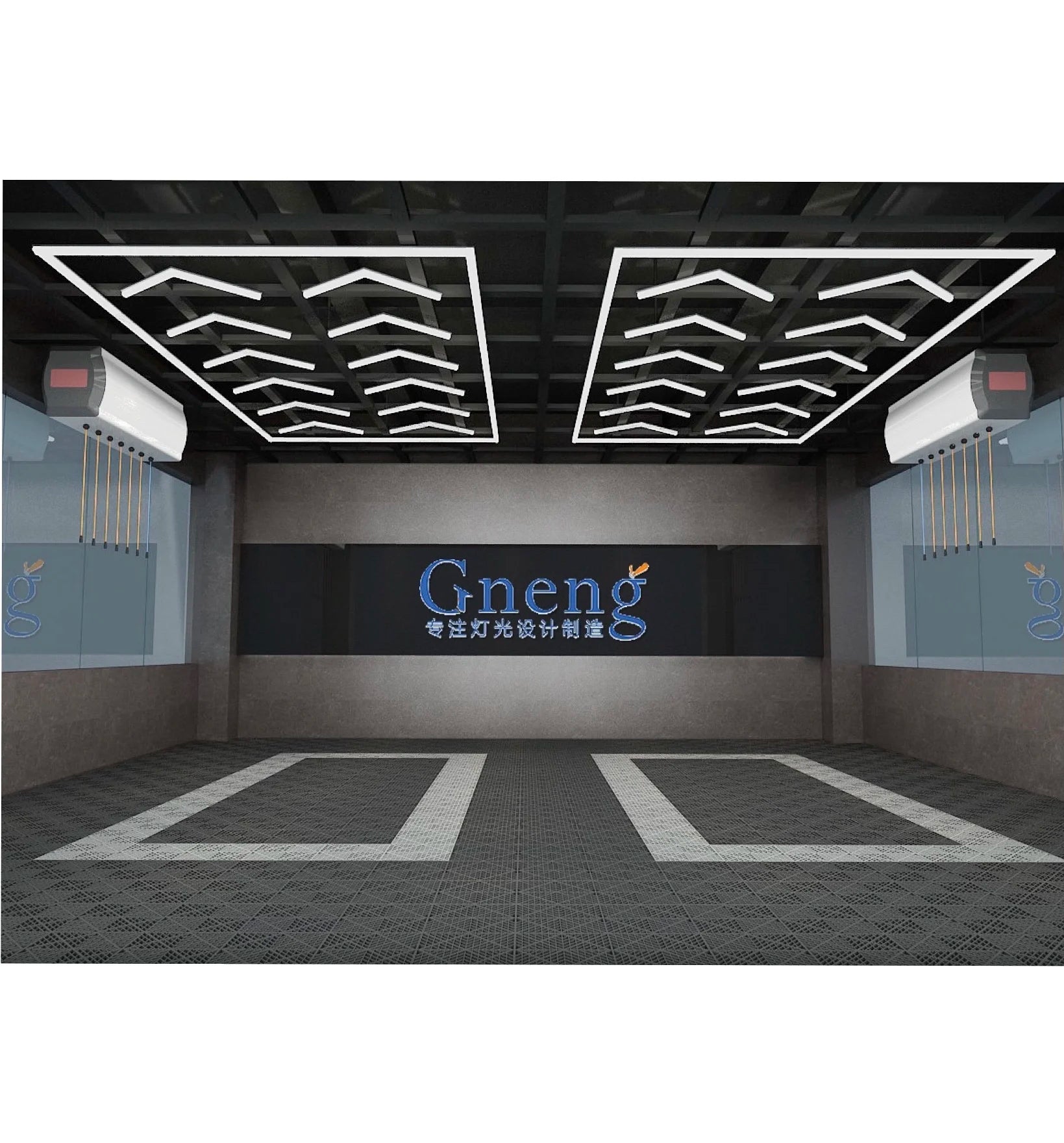 China Made Factory Wholesale LED Garage Lamp ZT3028 the Ultimate Garage LED Lighting System