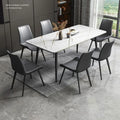 Household Small Apartment Esszimmer Dining Room Table and Chairs Customizable Dining Table Set 6 Chairs