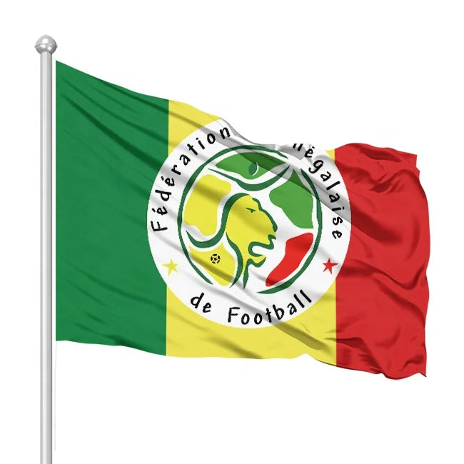 High Quality Custom Canada Belgium Football Team Flag Sports Barber Promotional  3x5 Feet Custom Senegal Football Team Flag