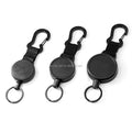 Hot Sale Keychain ABS Retractable Badge Reel Holder with Heavy Duty Carabiner for Camping & Car Features Custom Printed Logo