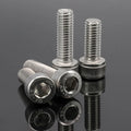 DIN912 Stainless Steel 304 Allen Key Bolt Hexagon Socket Head Cap Screw Plain Sizes M1.4 M1.6 M2 M2.5 M3 M4 M5 M6 M8 M10
