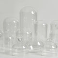 Borosilicate Glass Cloche Bell Dome Transparent Tabletop Home Decor