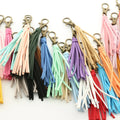 Retro Style Long Tassel Key Chain South Korea Cloth with Soft Nap Hand Woven Durable Futing Brand Promotion Gift