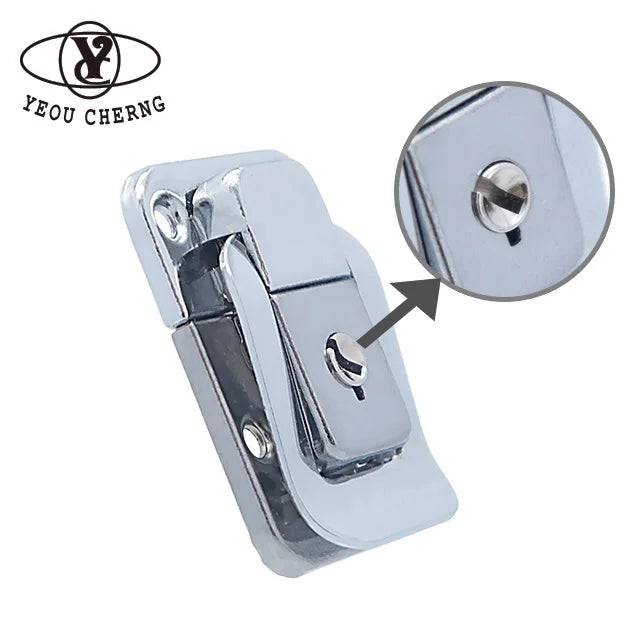 Yeou Cherng High Quality HC131 Case Lock Hardware Bag Parts Accessories for Aluminum Attach Cases Bronze Loaded Clamp Chest Lock