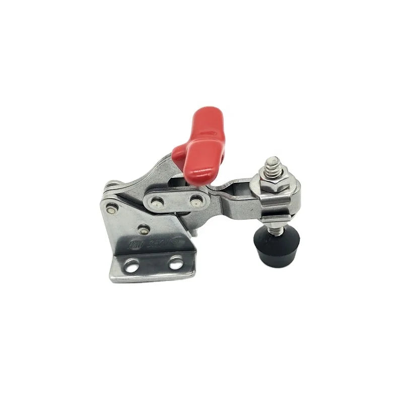 Manual Horizontal Hold-Down Locking Clamps 307-USS Flanged Base U-Bar Stainless Steel HS-13007-SS Toggle Clamp