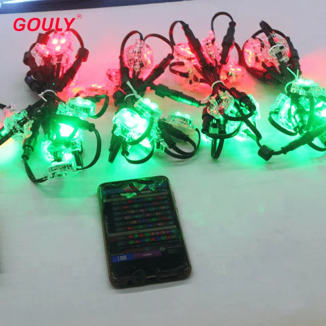30mm Pixel Led Point Light Single for Wall 26mm Dmx Digital Display Kit 3 Christmas Lighting 2cm Led Point Lights