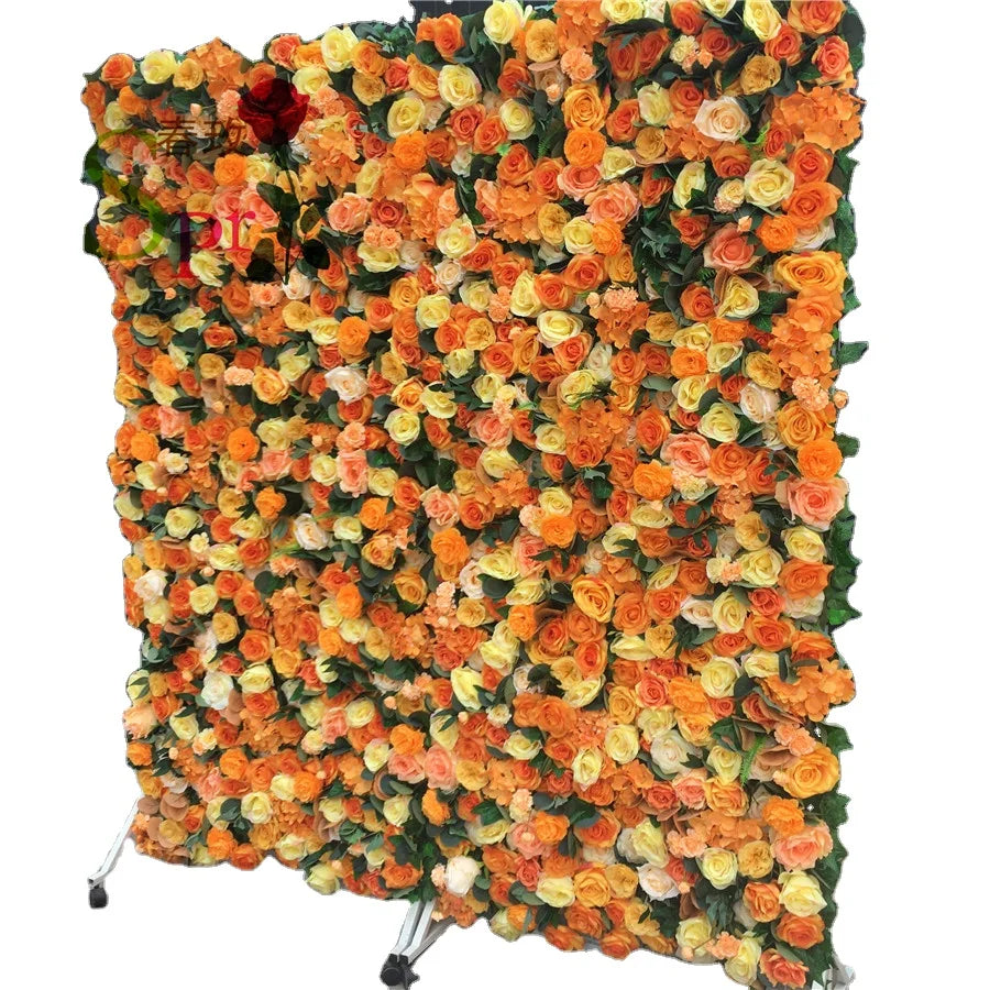 SPR Bridal Bouquet New Fashion Artificial Flower Wall Panel Wedding Decoration Flower Wall Backdrop Artificial Flower Wedding