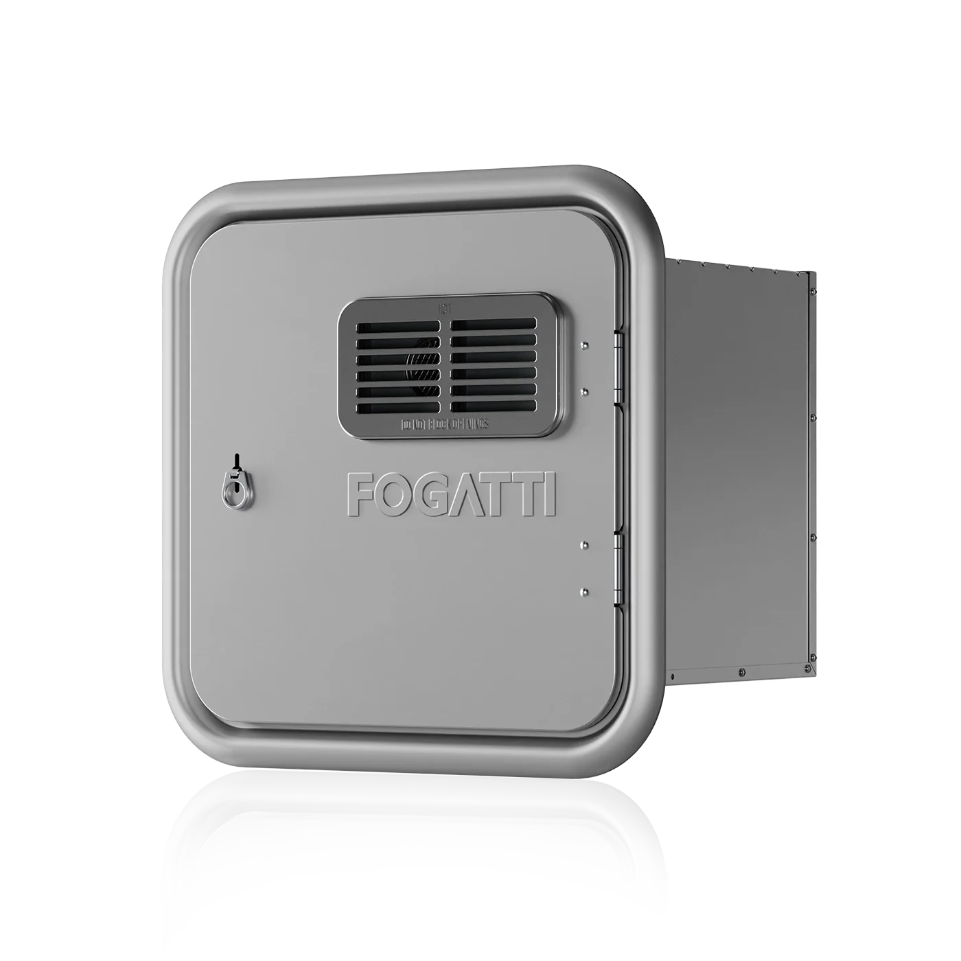 Fogatti InstaShower Ultra, 66,000 BTU, 0.5–3.9 GPM Propane RV Tankless Water Heater with Gray Door & Mixing Tank | Supreme Series MegaBDM