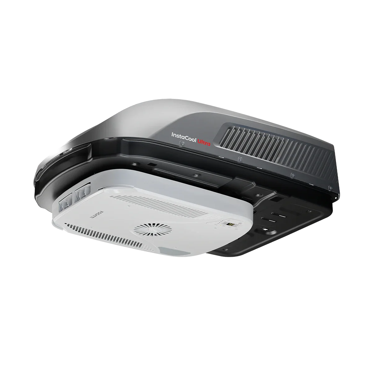 Fogatti InstaCool Ultra Rooftop RV Air Conditioner with Heat Pump | 16,000 BTU Cooling / 12,500 BTU Heating | Non-Ducted MegaBDM